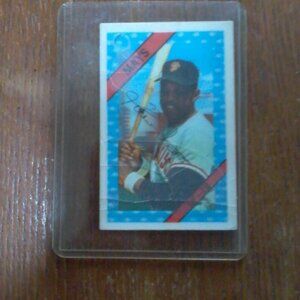 Willie Mays 1972 kelloggs baseball card